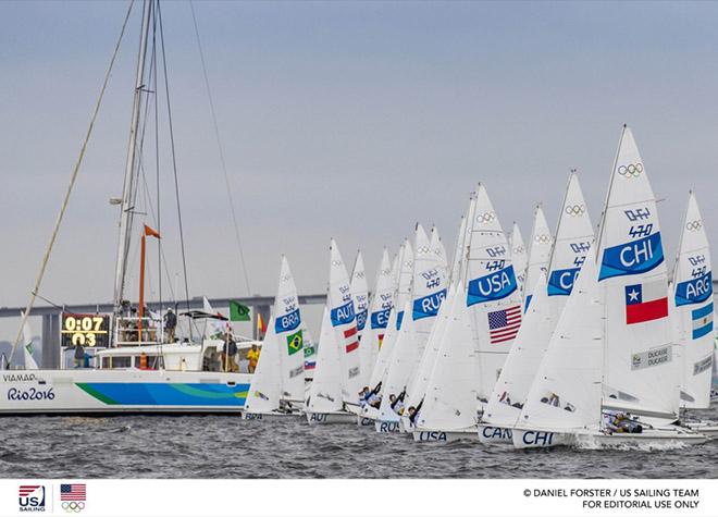 Stu McNay (Providence, R.I.), Dave Hughes (Miami, Fla.), Men’s 470 - 2016 Rio Olympic and Paralympic Games  © Daniel Forster http://www.DanielForster.com